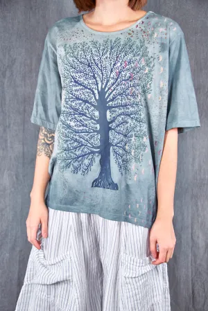 1171HD Fiona Tee Blue-Green-Little-Tree-Moon