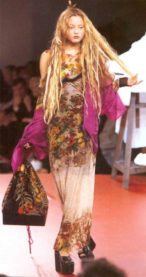 1999 S/S Fruit Arrangement Silk Pant