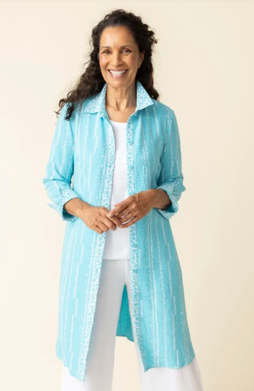 21983 - Crinkle Crepe Bud Mix-It Shirt Dress