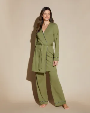3 Piece Pajama Set With Robe