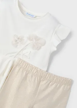 3704 Mayoral Flower Legging Set
