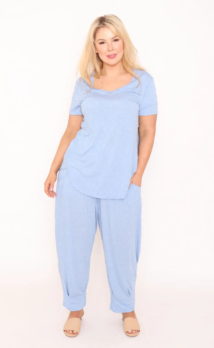 7718 Loose fitting pants