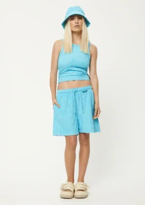 AFENDS Moon Jasmin Hemp Terry Shorts