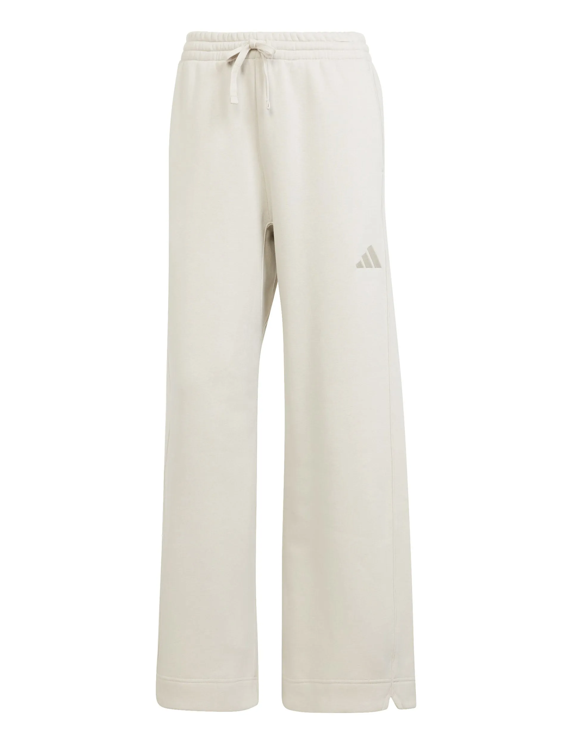 ALL SZN Fleece Loose Wide-Leg Pants - Wonder Alumina