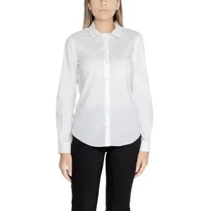 Alviero Martini Prima Classe Women White Classic Long Shirt