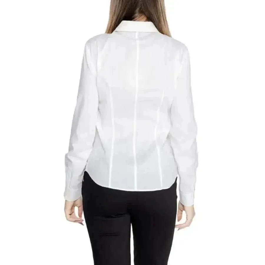 Alviero Martini Prima Classe Women White Classic Long Shirt