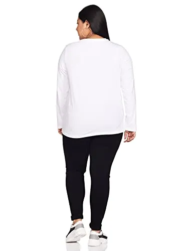 Amazon Brand - Symbol Women's Regular T-Shirt (AW20SYTSEPPFS1_Multicolor 1 XL)(Pack of 2)