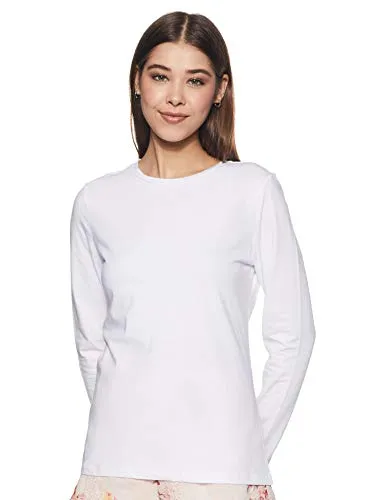 Amazon Brand - Symbol Women's Regular T-Shirt (AW20SYTSEPPFS1_Multicolor 1 XL)(Pack of 2)