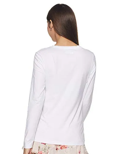 Amazon Brand - Symbol Women's Regular T-Shirt (AW20SYTSEPPFS1_Multicolor 1 XL)(Pack of 2)