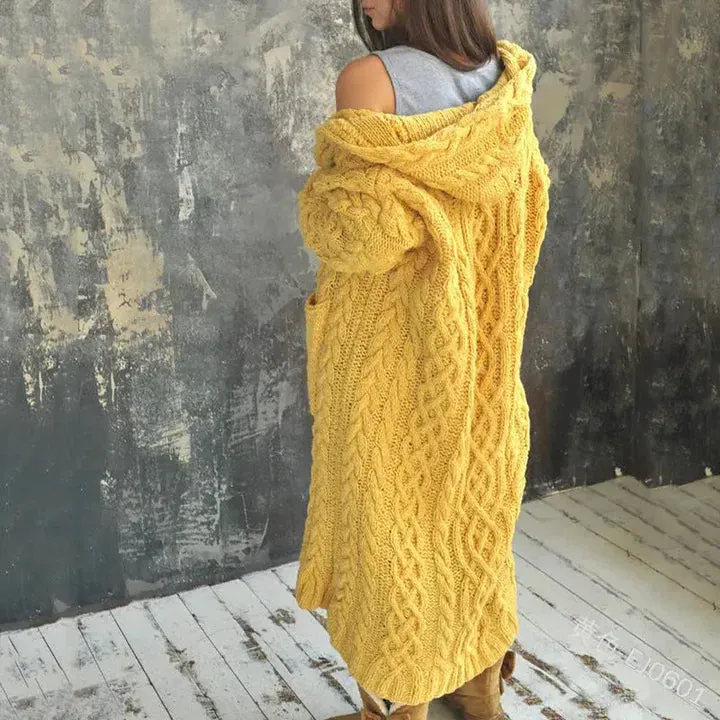 Anahi - warm and knitted cardiganAnahi - warm and knitted cardigan