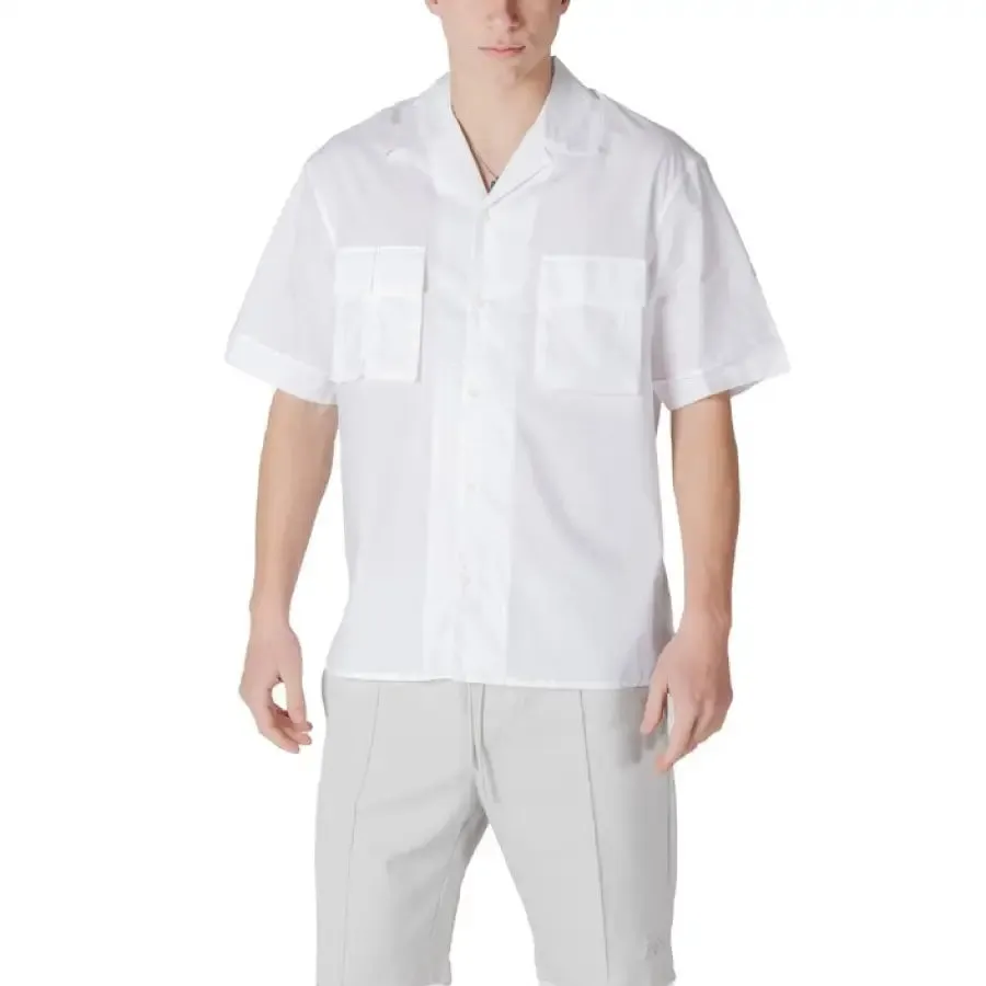 Antony Morato Black V Neck Button Shirt