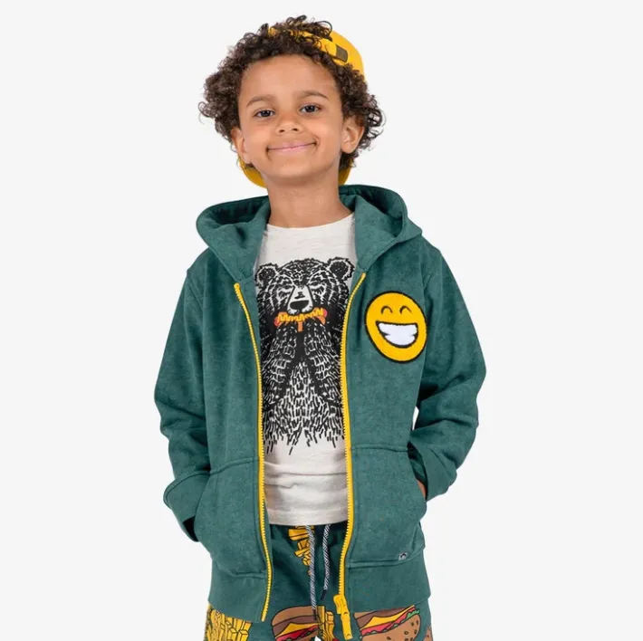 Appaman Hangry Bear Tee Cloud Heather