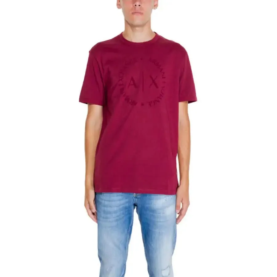 Armani Exchange Men's White Cotton T-Shirt