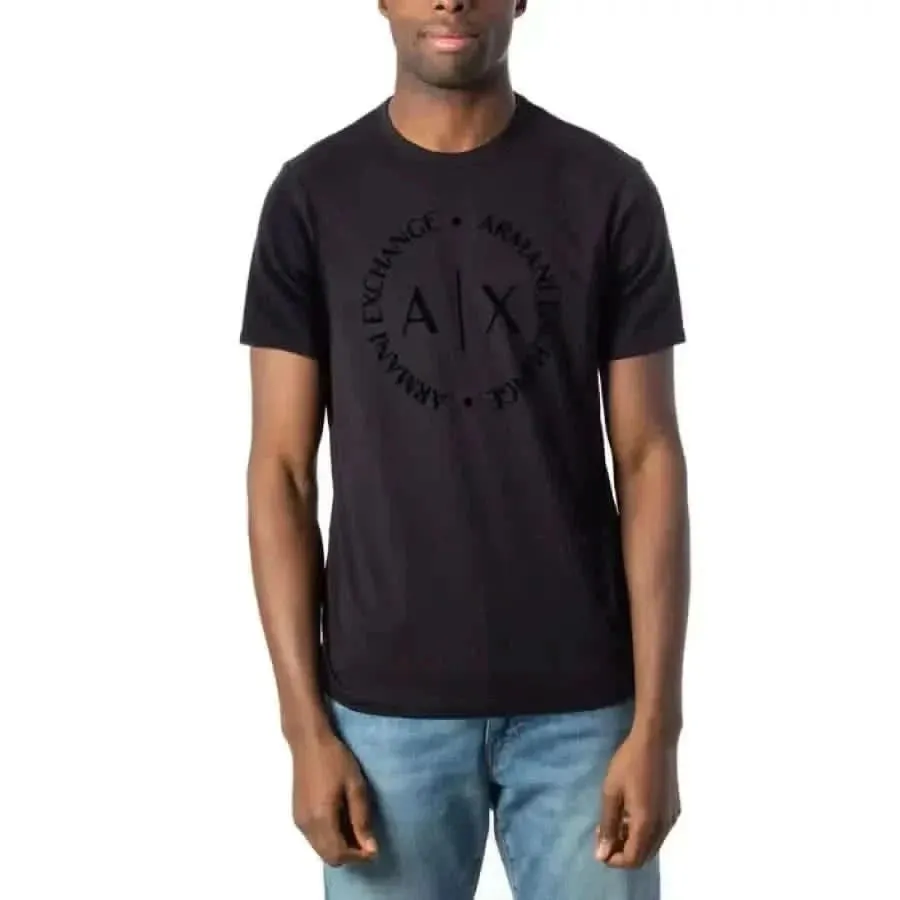 Armani Exchange Men's White Cotton T-Shirt