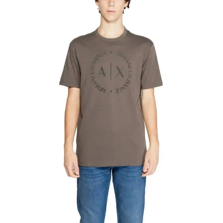 Armani Exchange Men's White Cotton T-Shirt