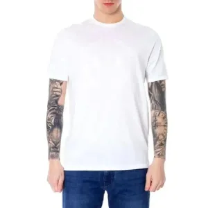Armani Exchange Men's White Cotton T-Shirt