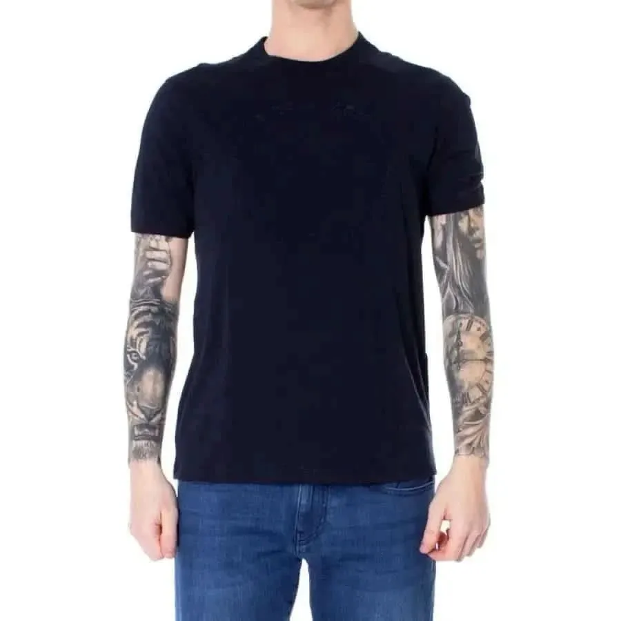 Armani Exchange Men's White Cotton T-Shirt