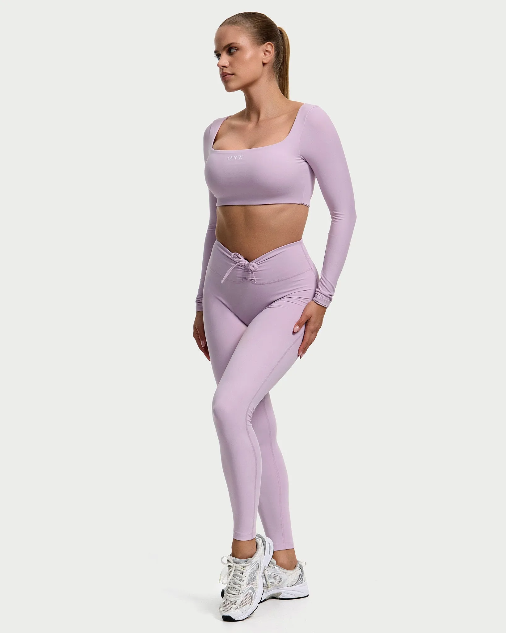 Aura Laced Nylon Leggings
