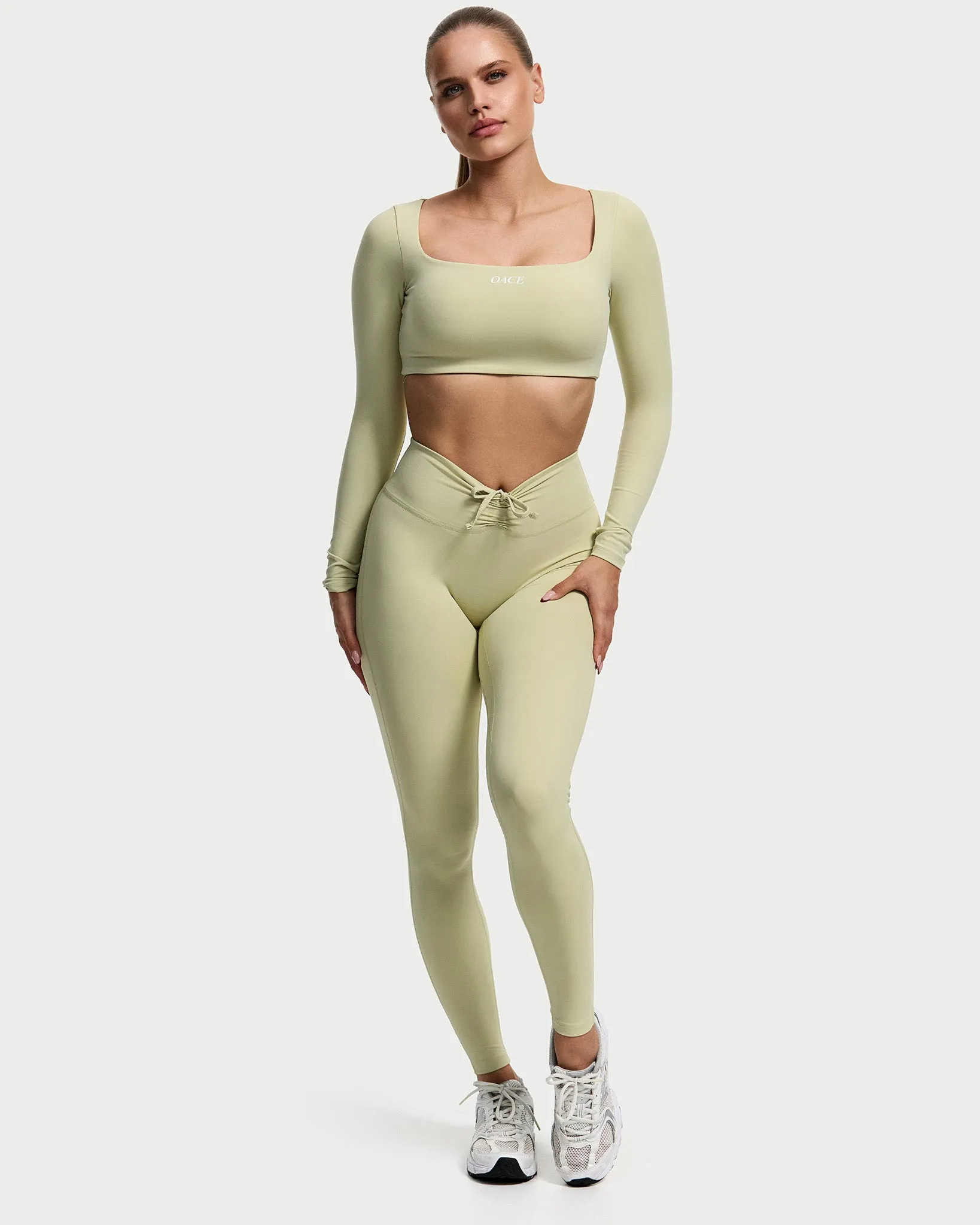Aura Laced Nylon Leggings