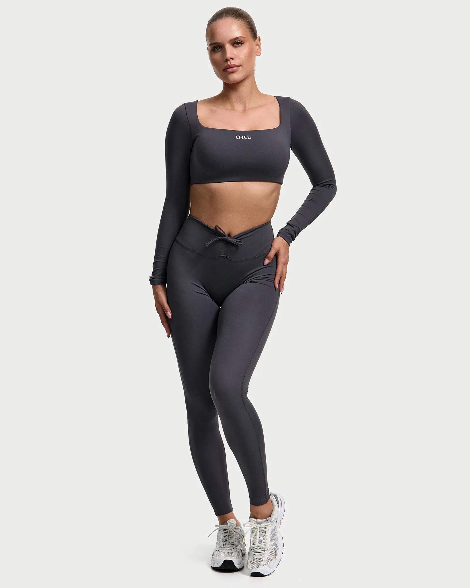 Aura Laced Nylon Leggings
