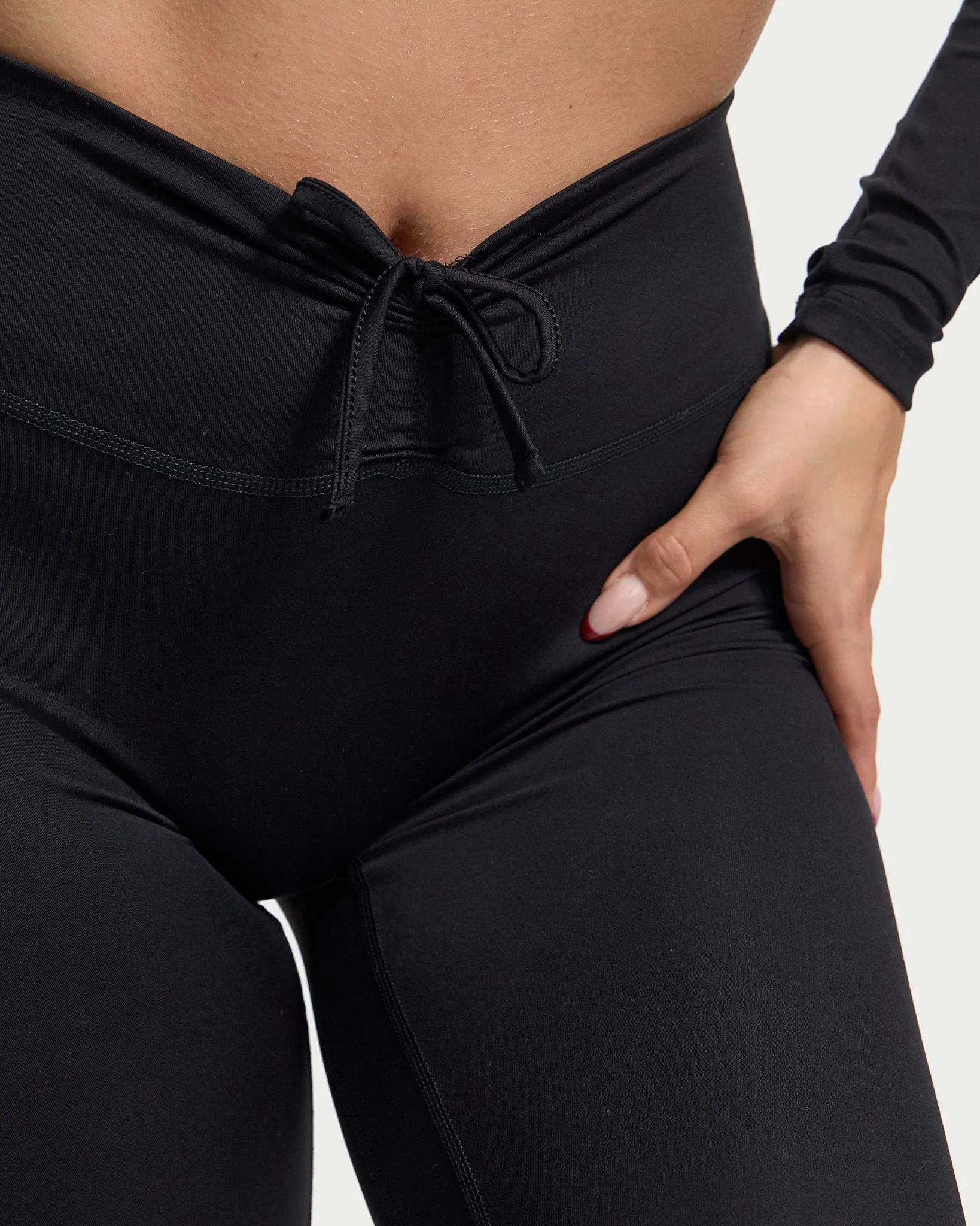 Aura Laced Nylon Leggings