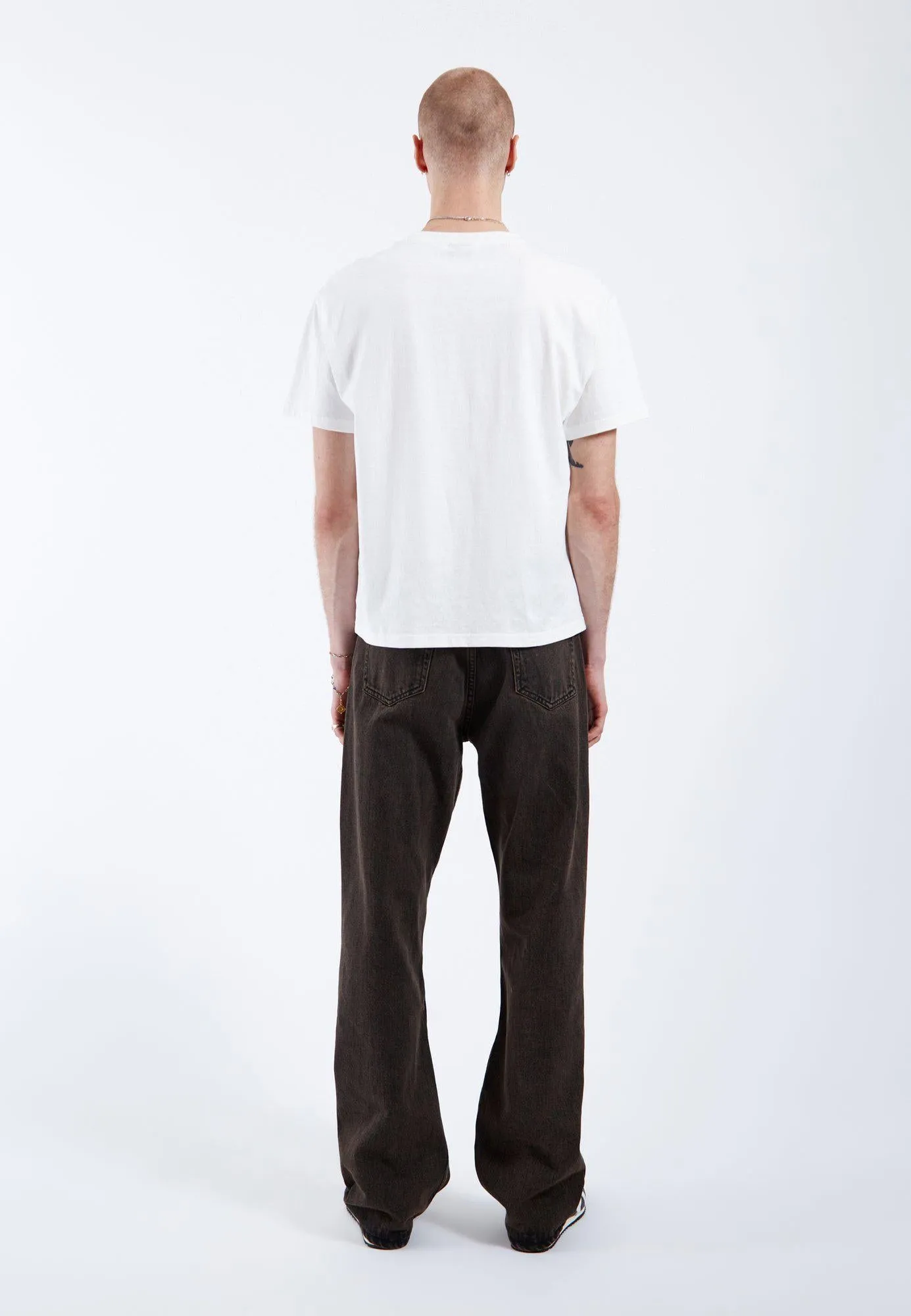 Bace Tee - Off White Small Script
