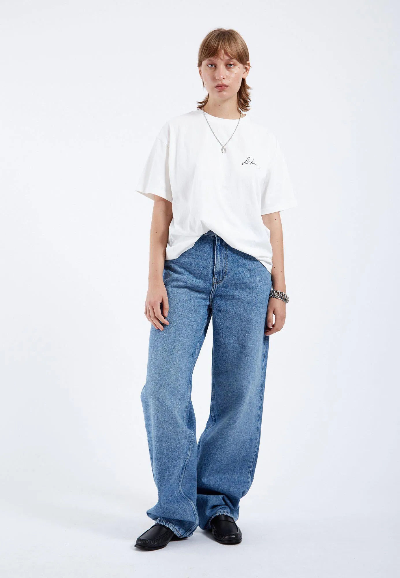 Bace Tee - Off White Small Script