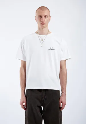 Bace Tee - Off White Small Script