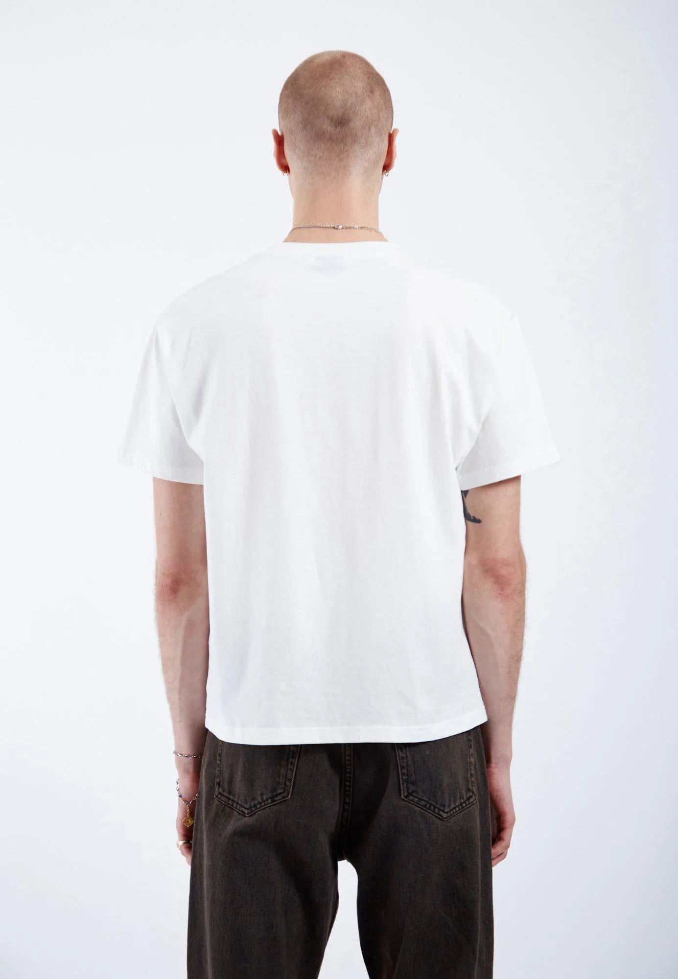 Bace Tee - Off White Small Script