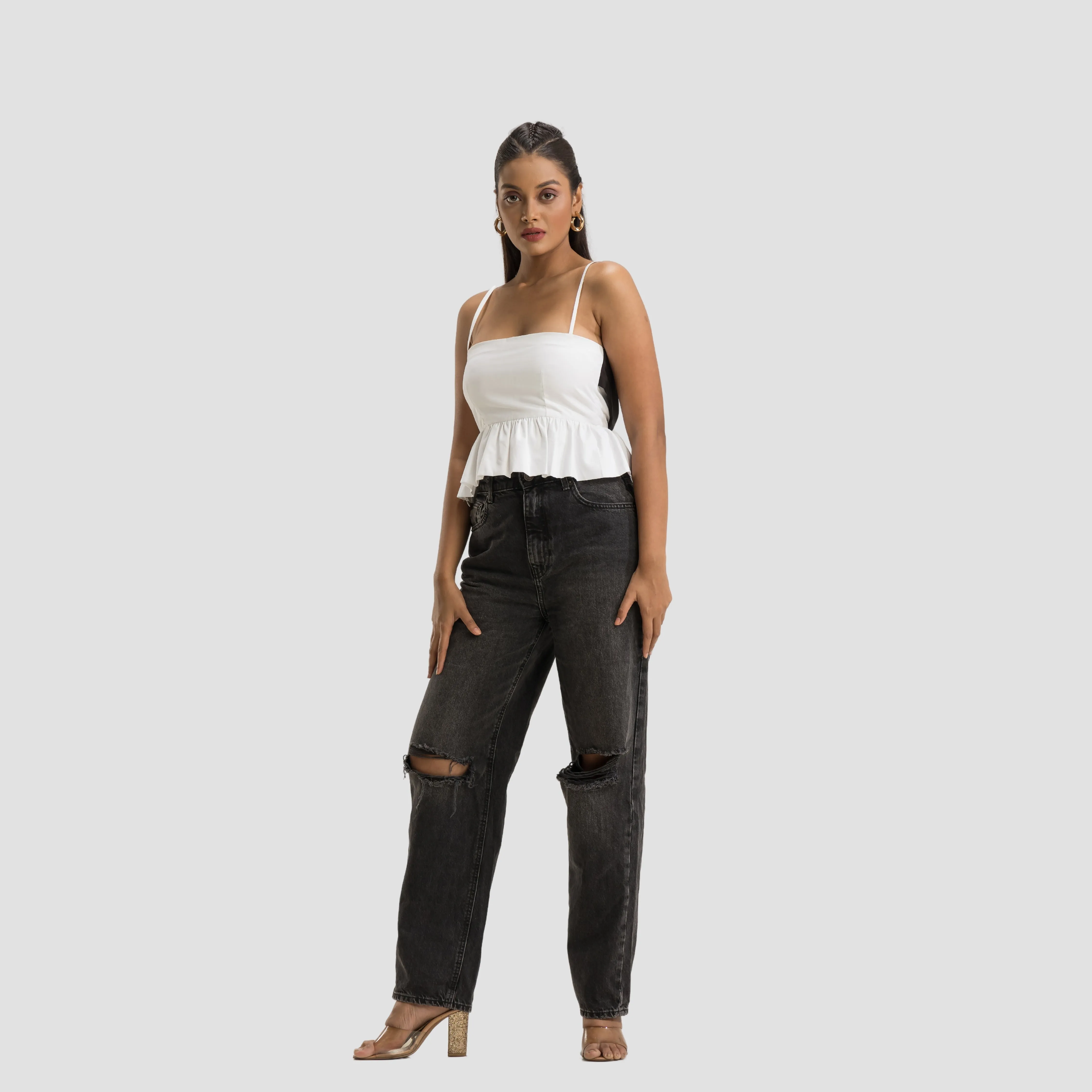 Back Bow Crop Top