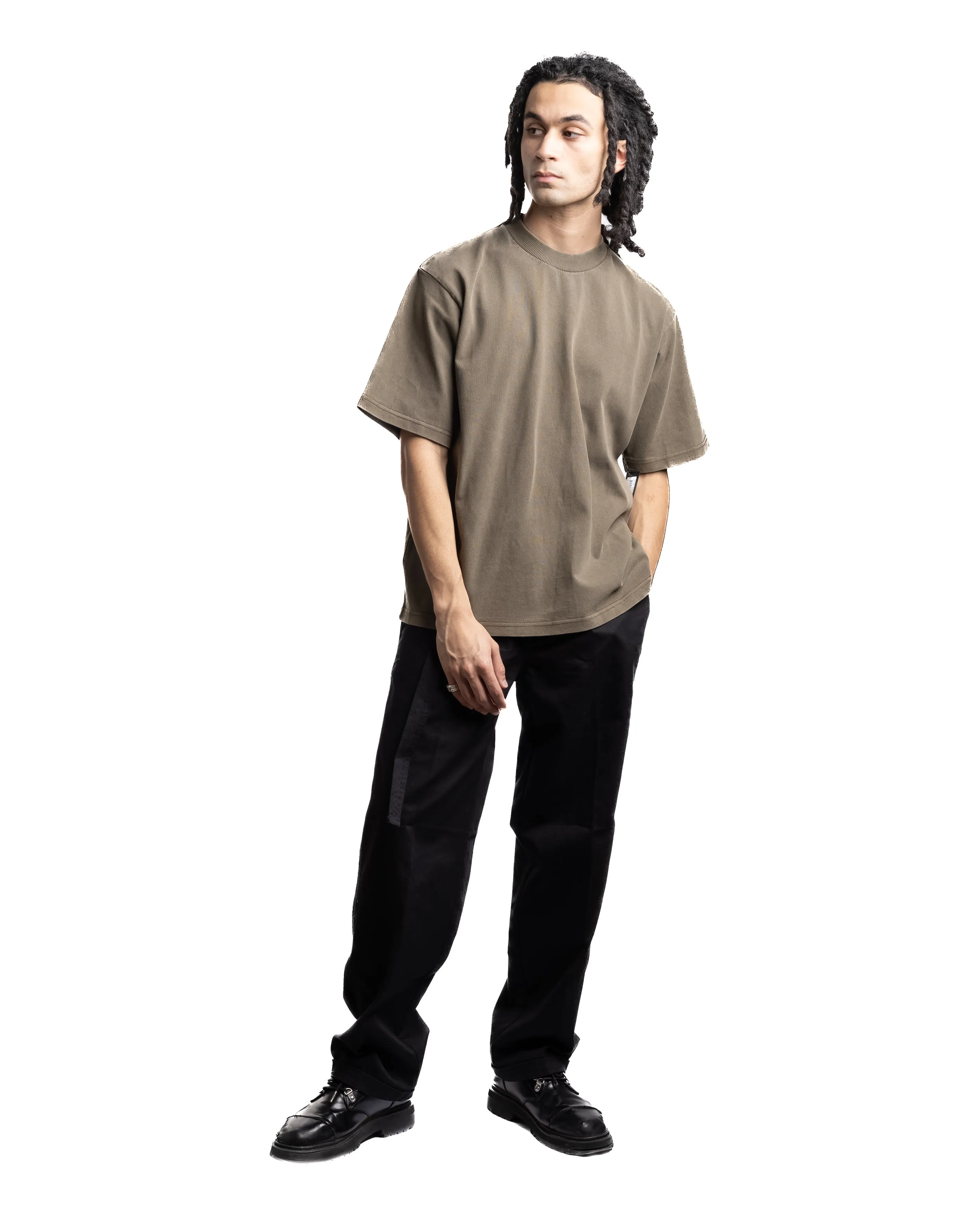 Beach Brains Boxy Tee Brown