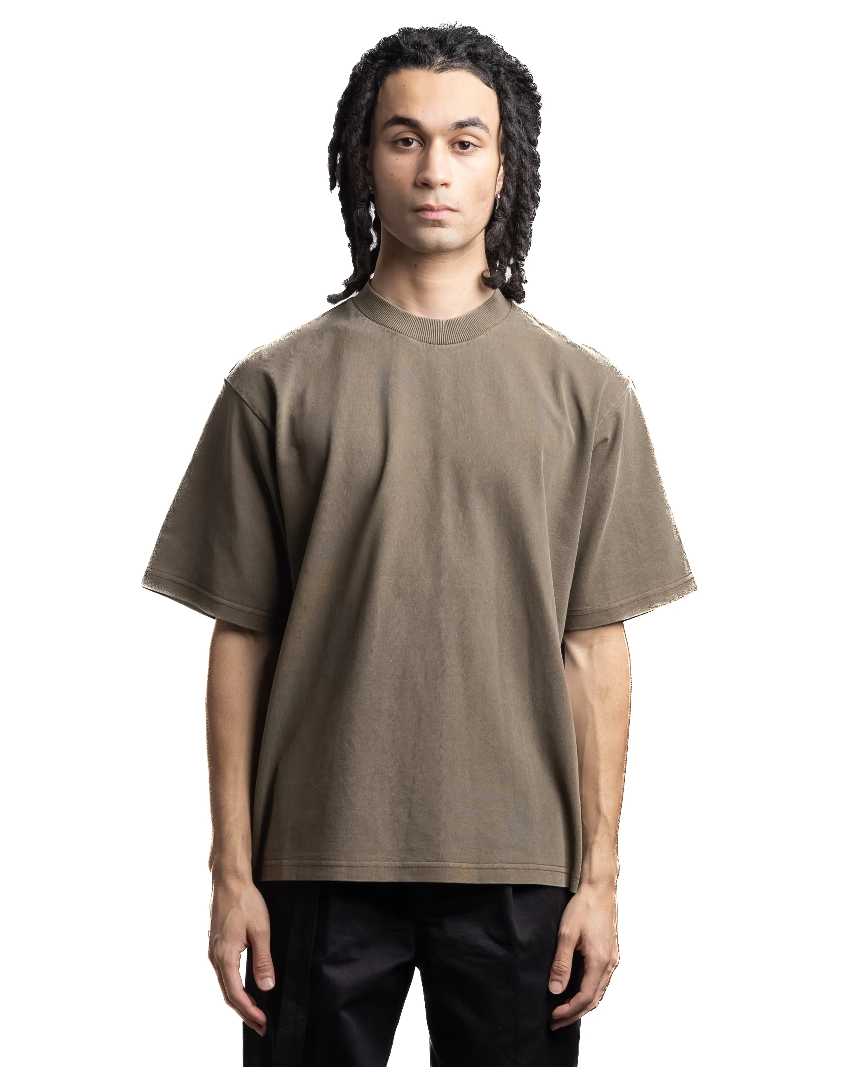 Beach Brains Boxy Tee Brown