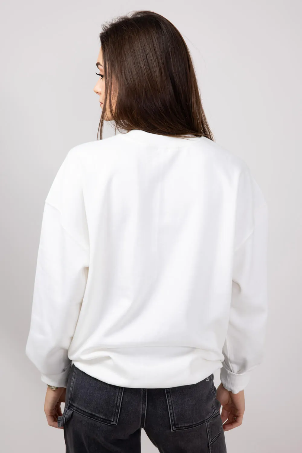 Billabong Island Life Fleece Sweatshirt for Women in White | 24B464405-SCS