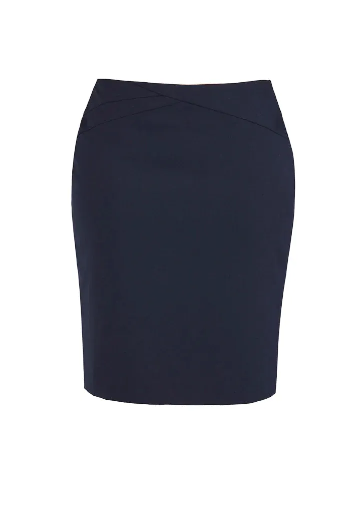 Biz Corporates Chevron Band Skirt (20114)