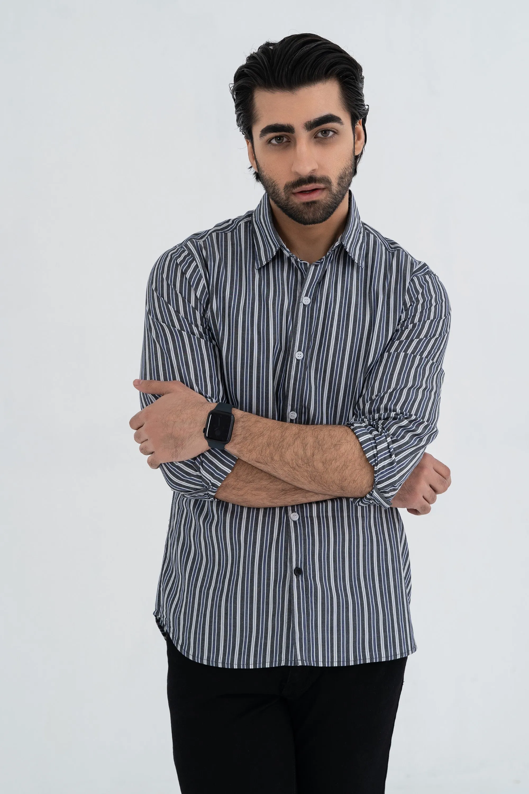 Black and White Checkered Shirt