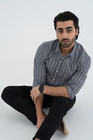 Black and White Checkered Shirt