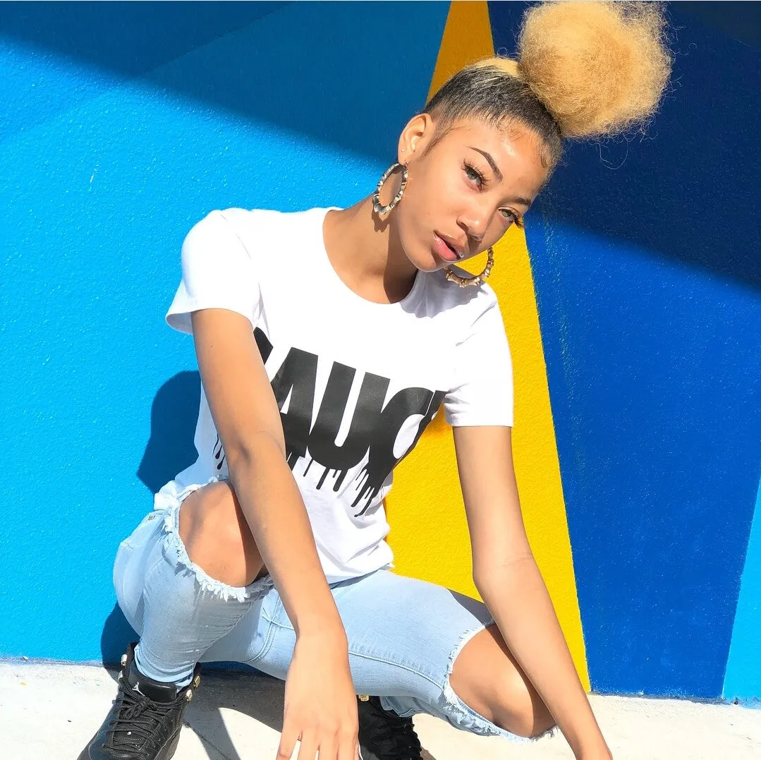 Black Sauce | White Tee