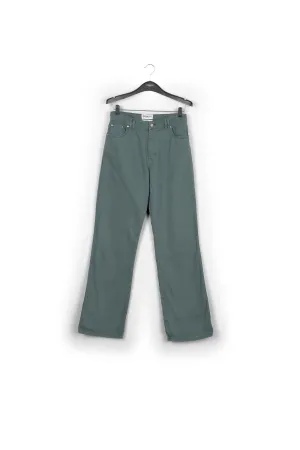 Blue flared-leg jeans