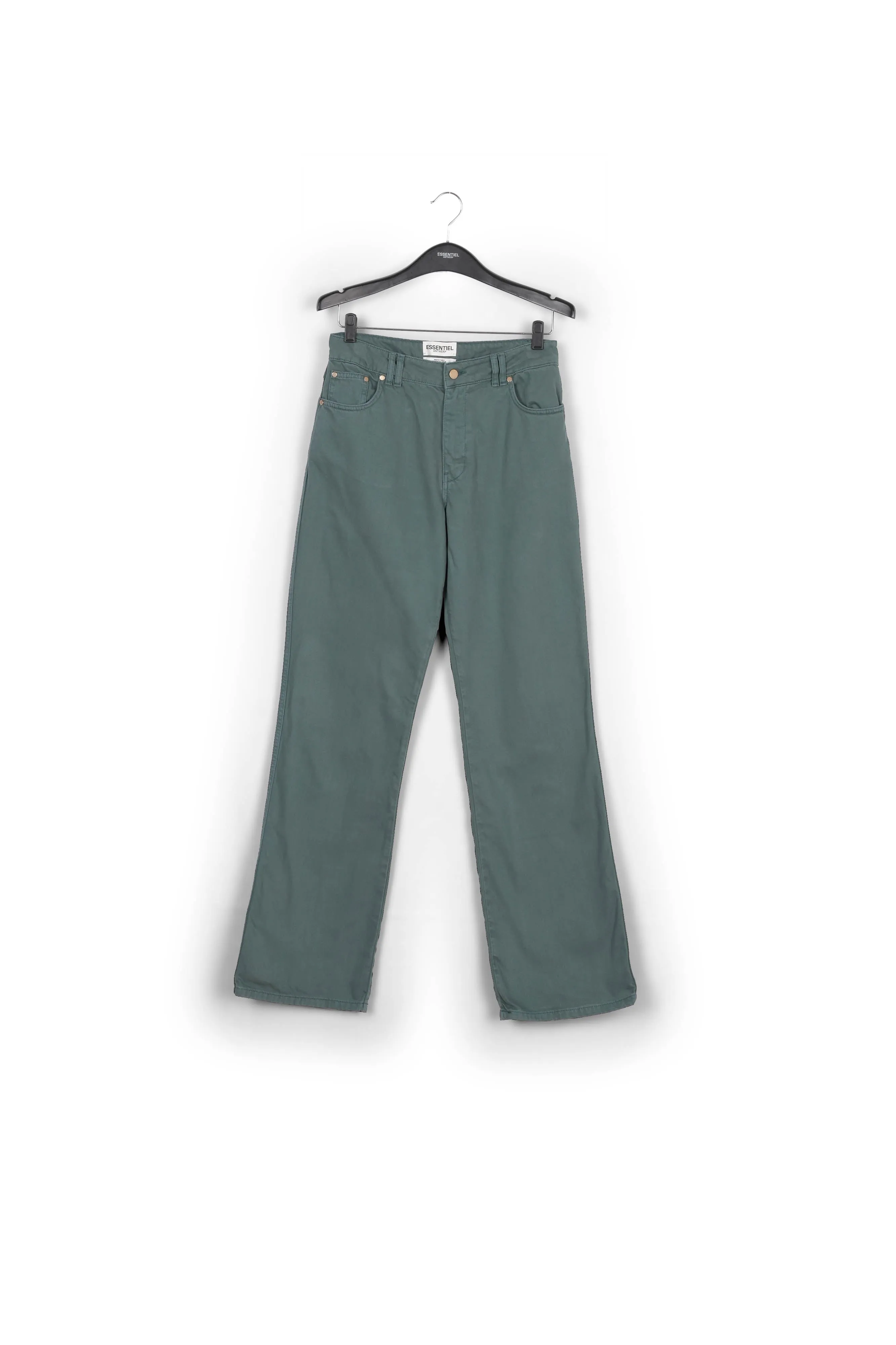 Blue flared-leg jeans