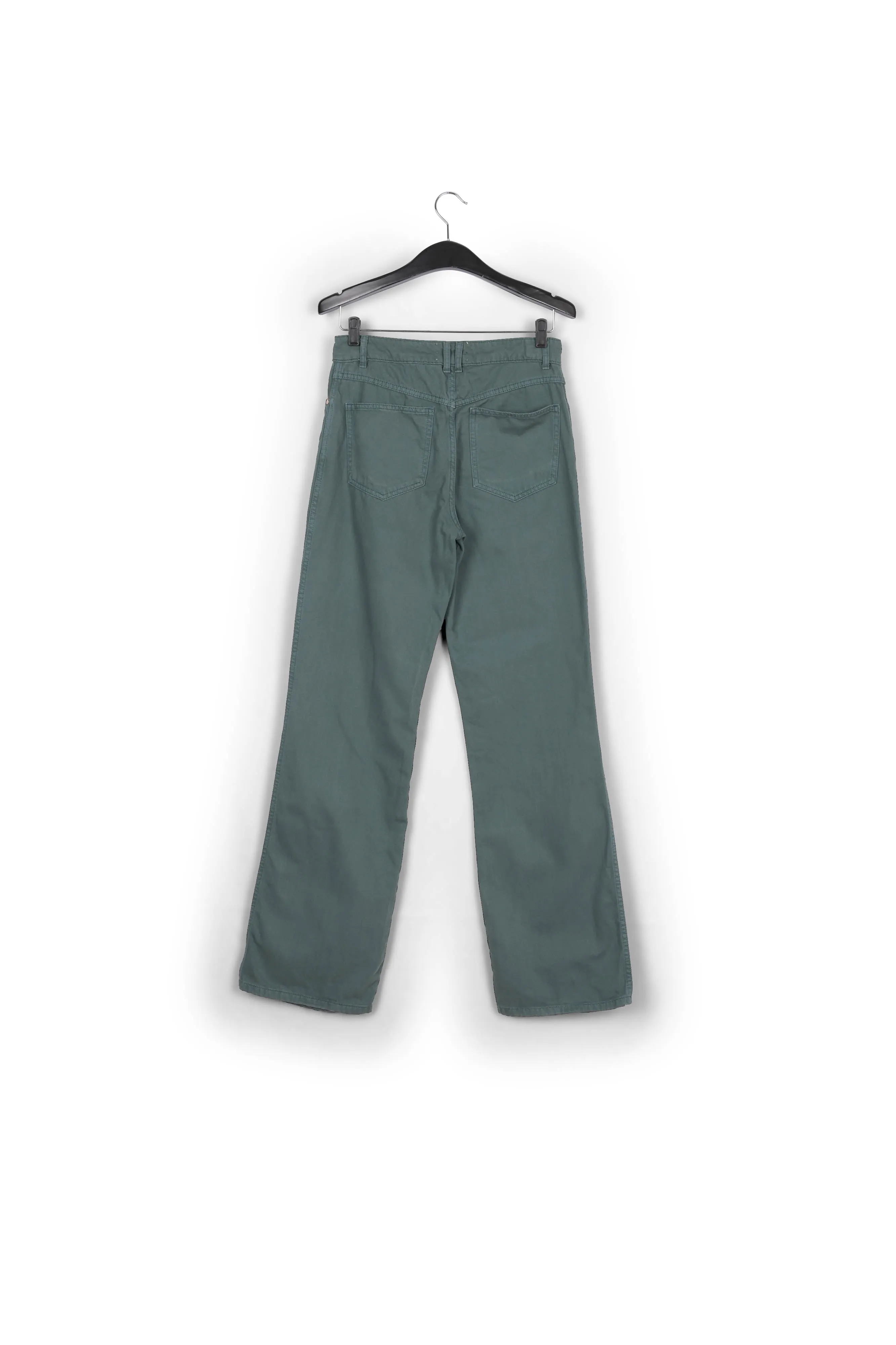 Blue flared-leg jeans
