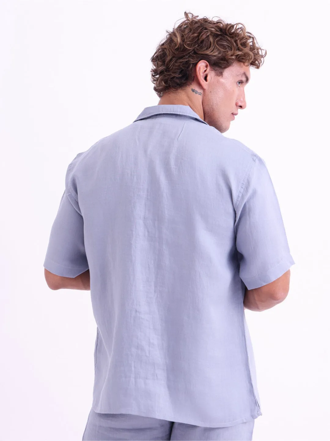 Blue Half Sleeve Shirt