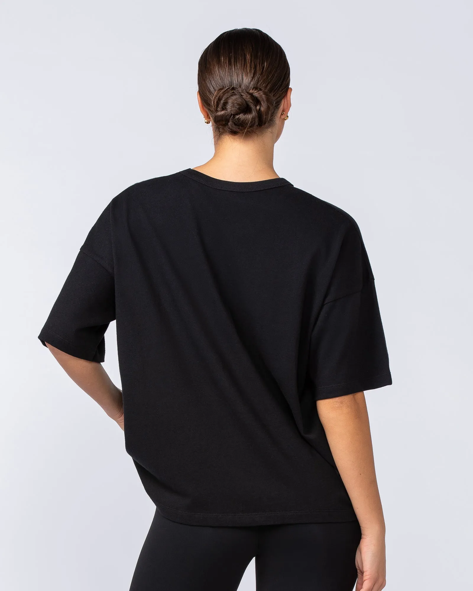 Boxy Fit Tee - Black
