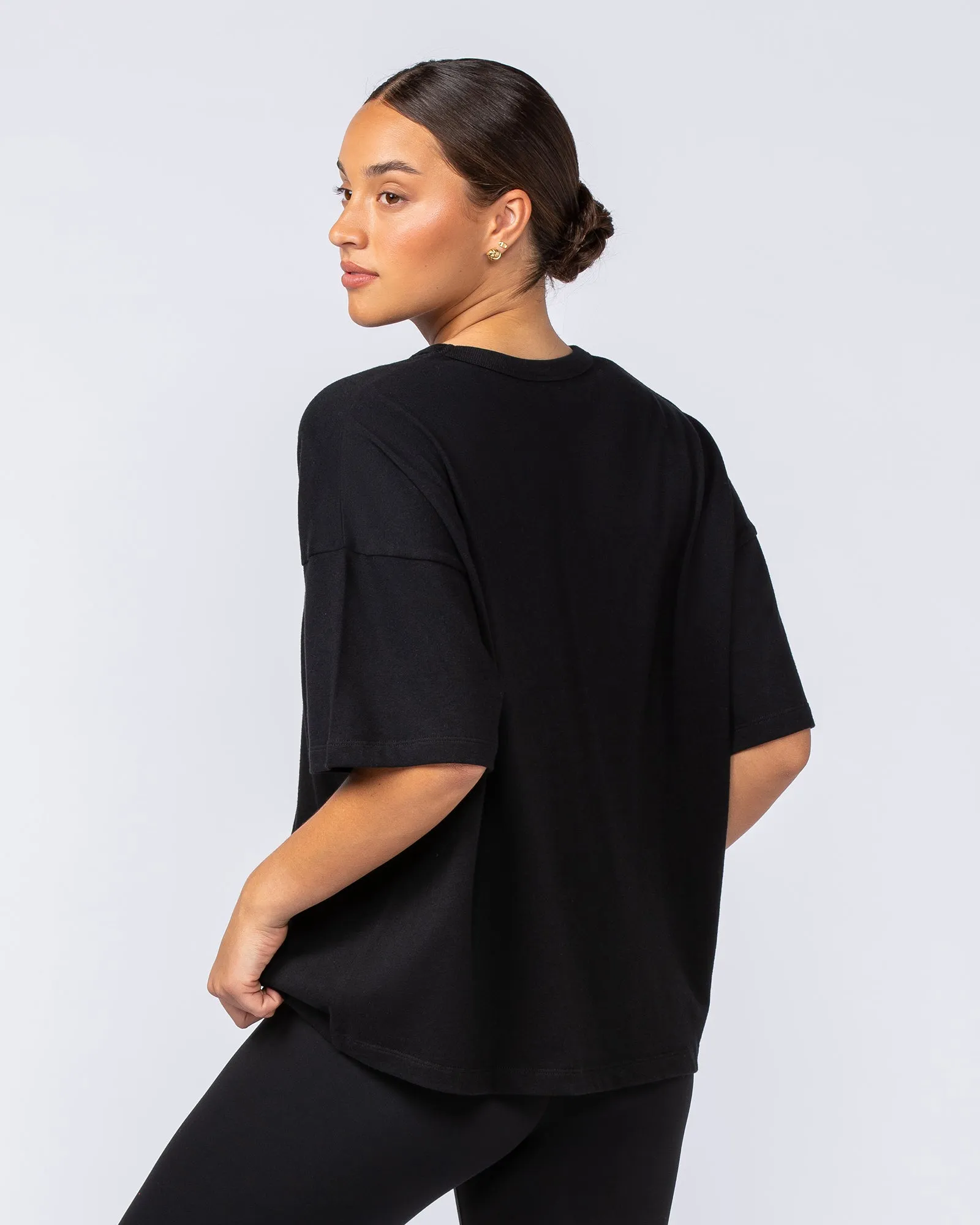 Boxy Fit Tee - Black