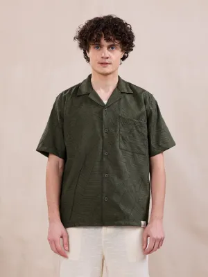 Brown Plain Resort Shirt