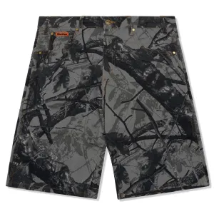 Butter Goods - Foliage Camo Denim Shorts Black