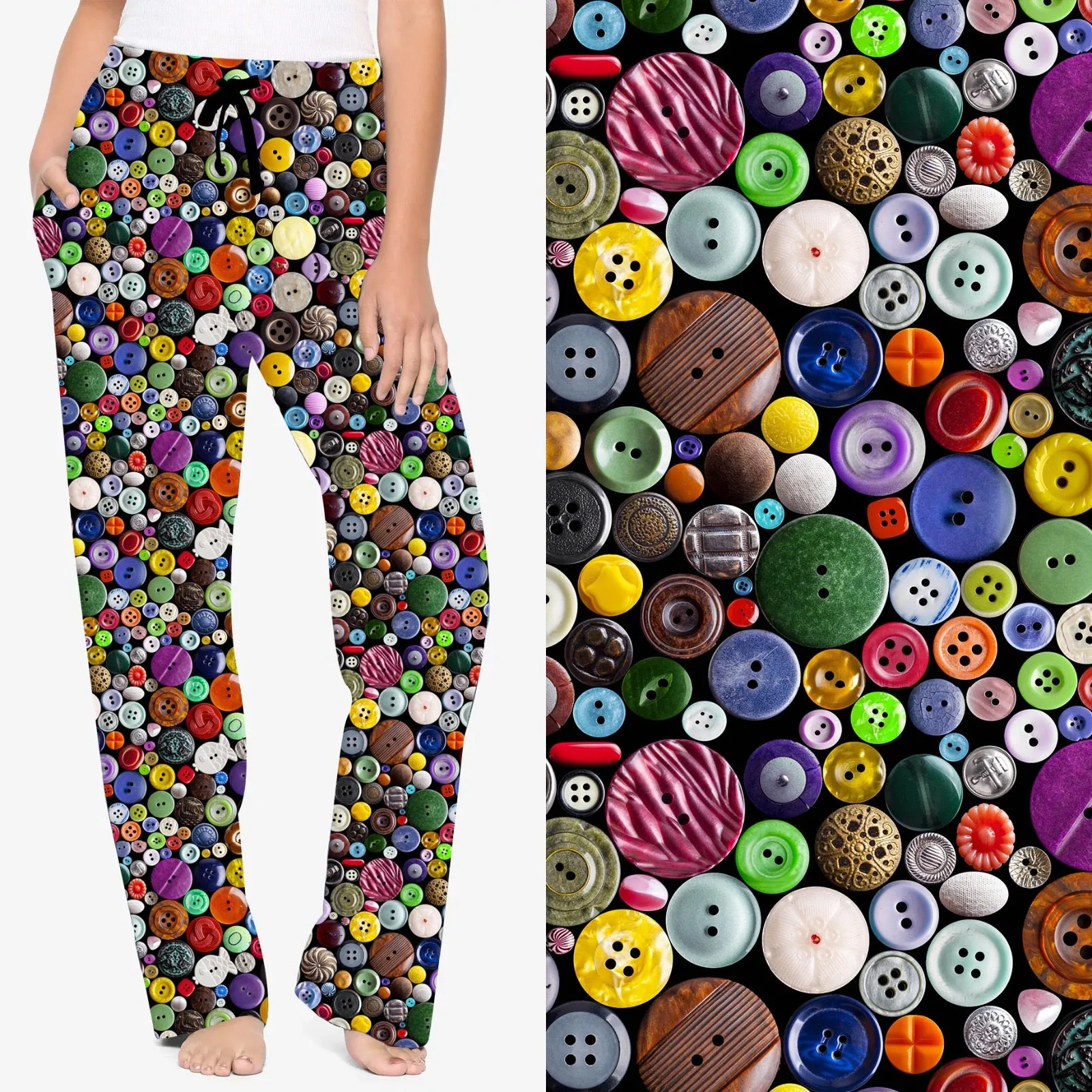 Button Bonanza Lounge Pants