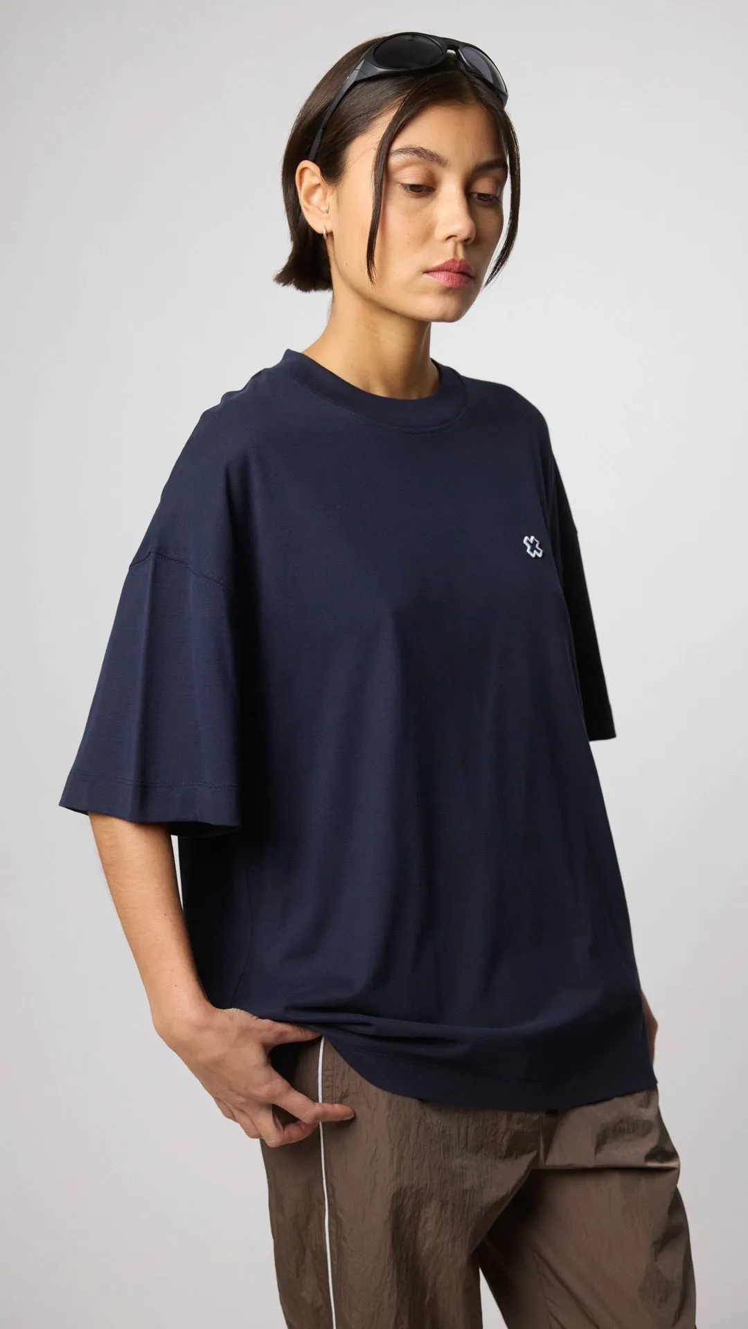 CAMISETA PATCH AZUL MARINO