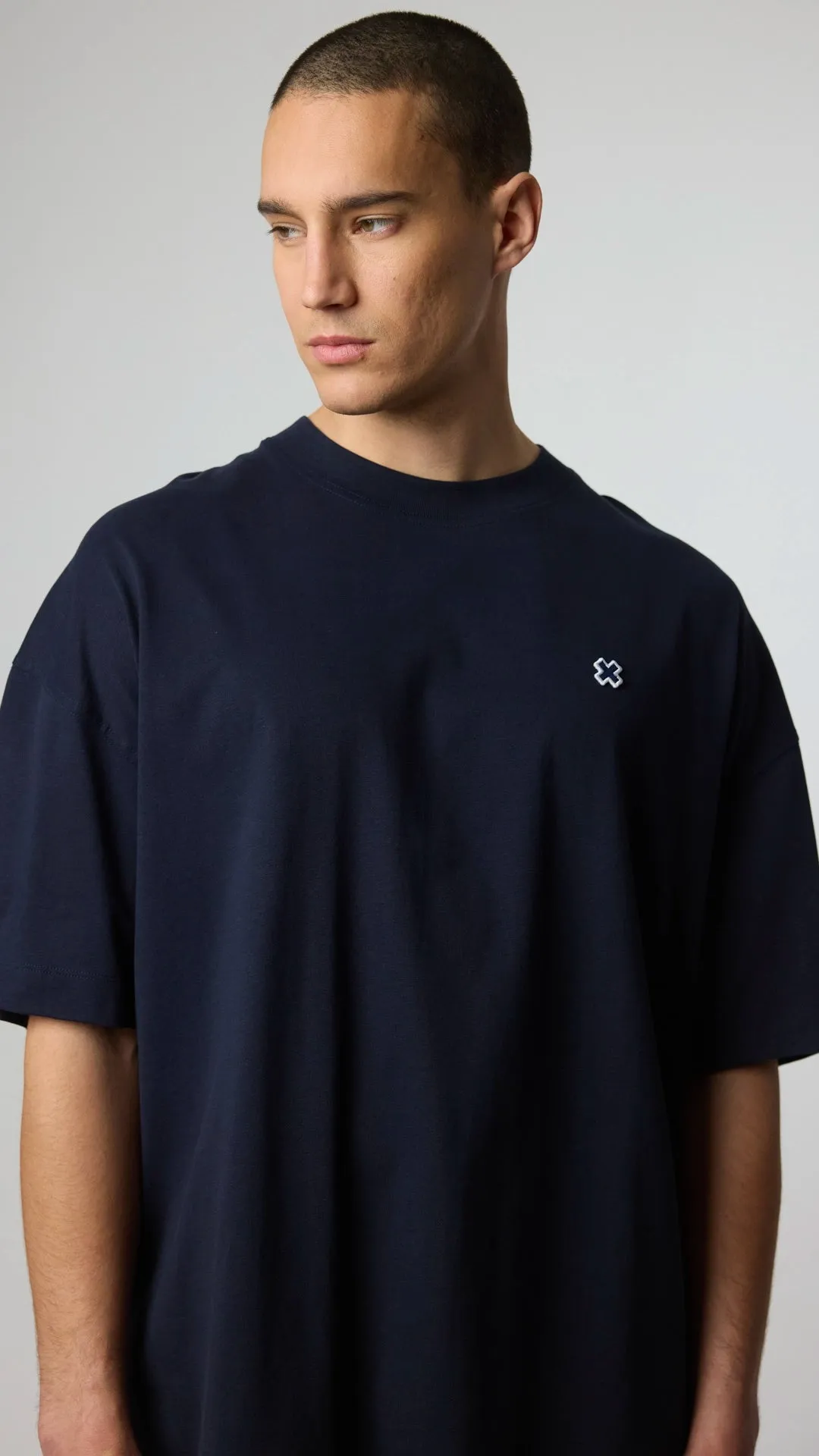 CAMISETA PATCH AZUL MARINO