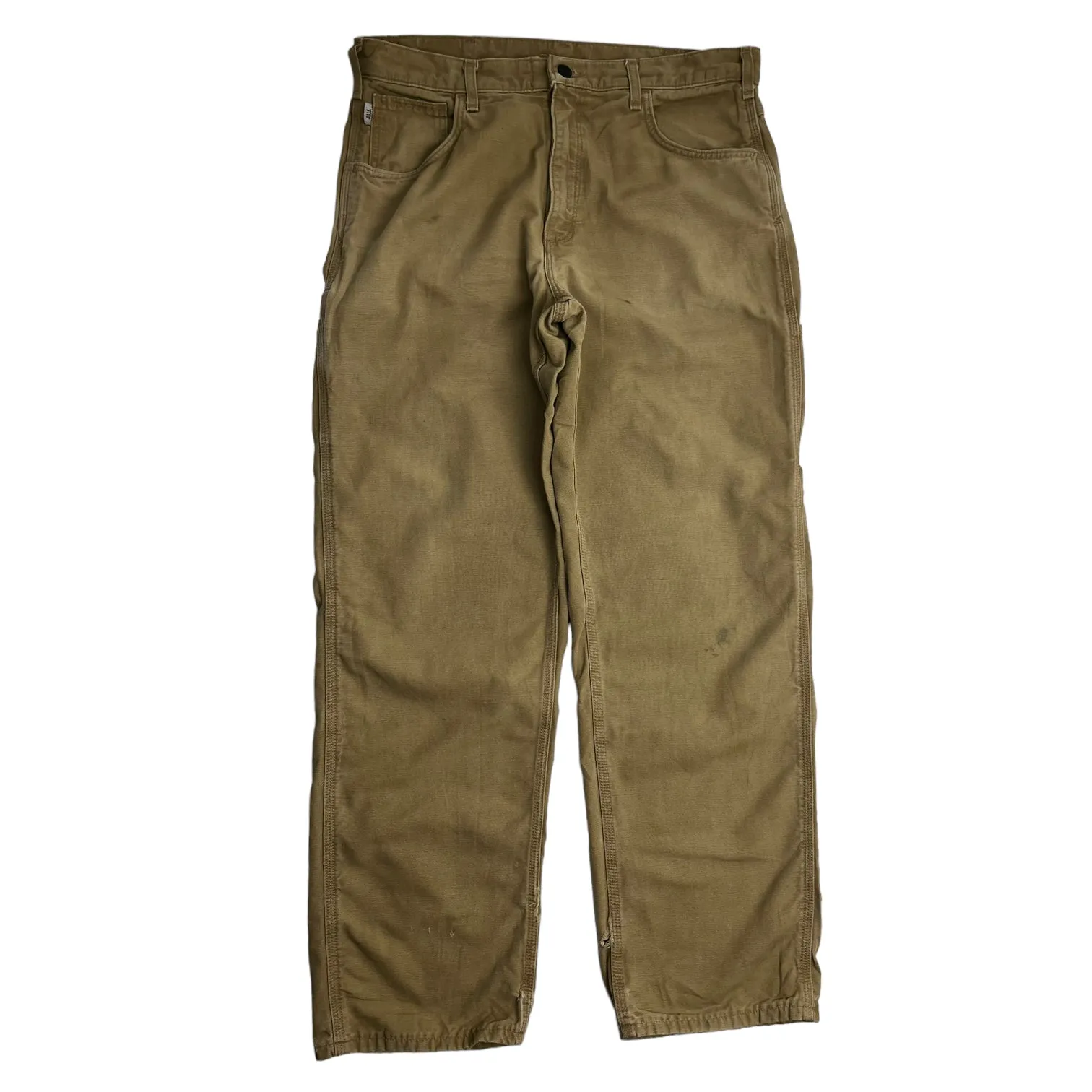Carhartt Loose Fit Carpenter Pants Washed Tan