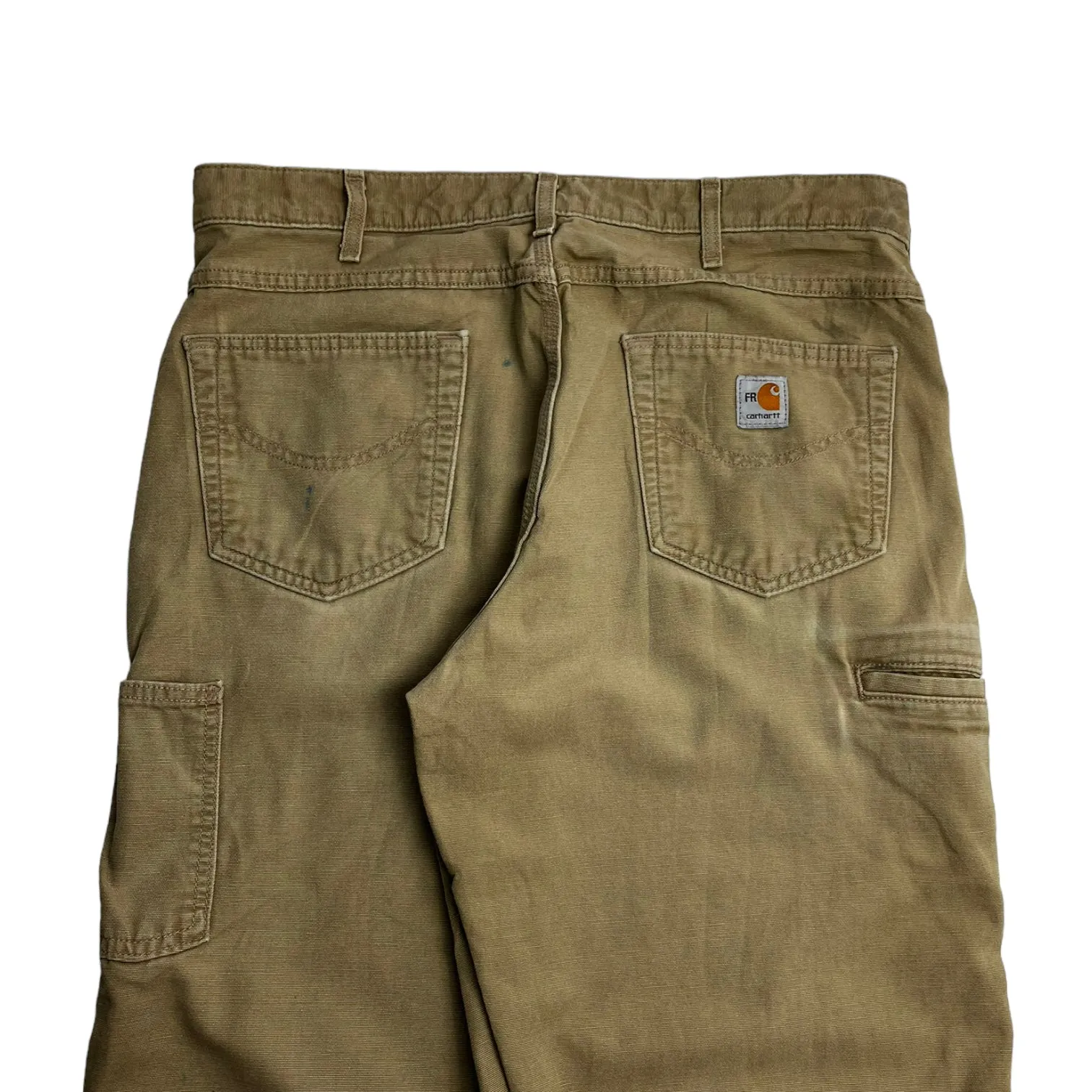 Carhartt Loose Fit Carpenter Pants Washed Tan